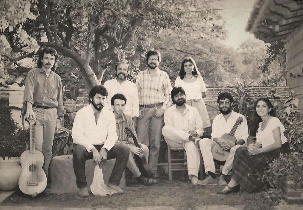 El grupo en Tepoztlán